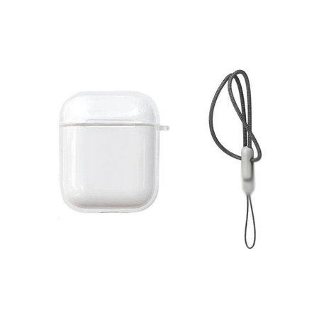 Θήκη Σιλικόνης για AirPods 1 και 2, Διαφανές, Transparent