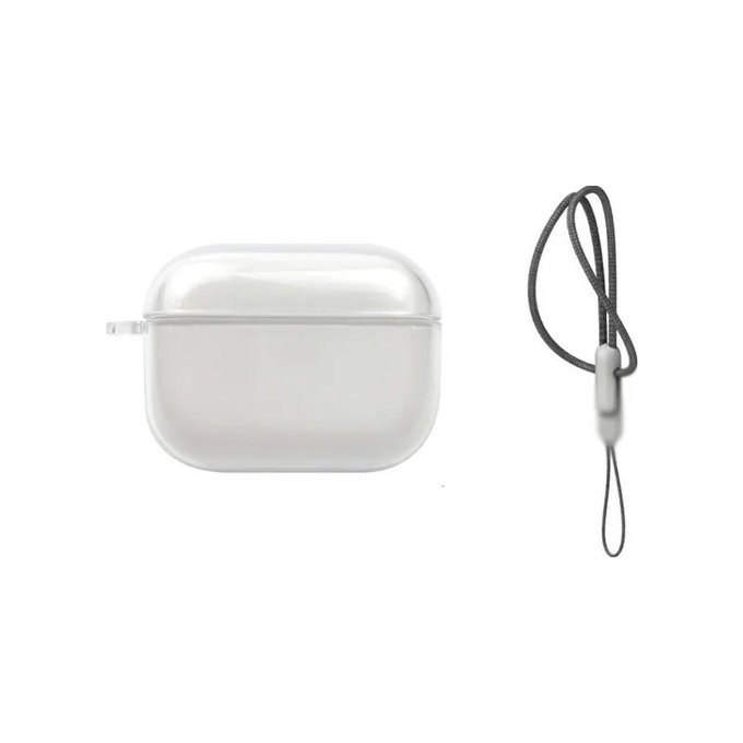 Θήκη Σιλικόνης για AirPods Pro, Διαφανές, Transparent