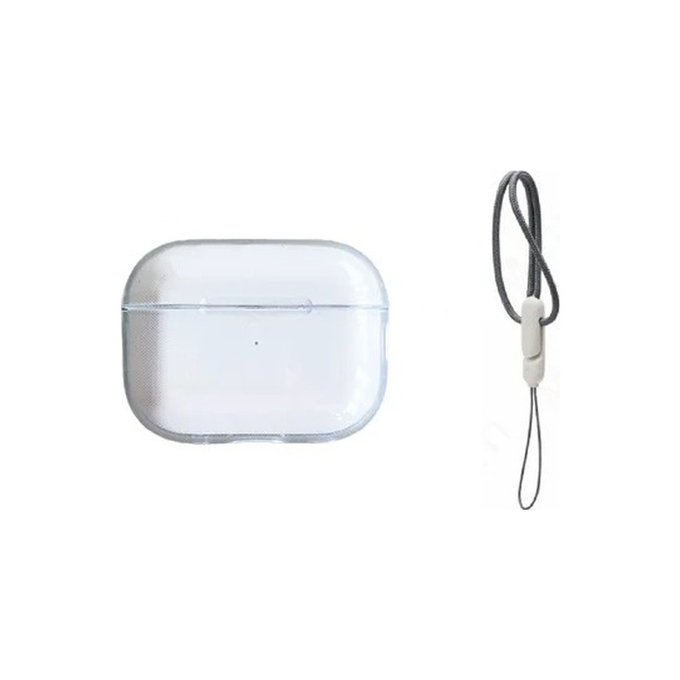 Θήκη Σιλικόνης για AirPods Pro 2, Διαφανές, Transparent