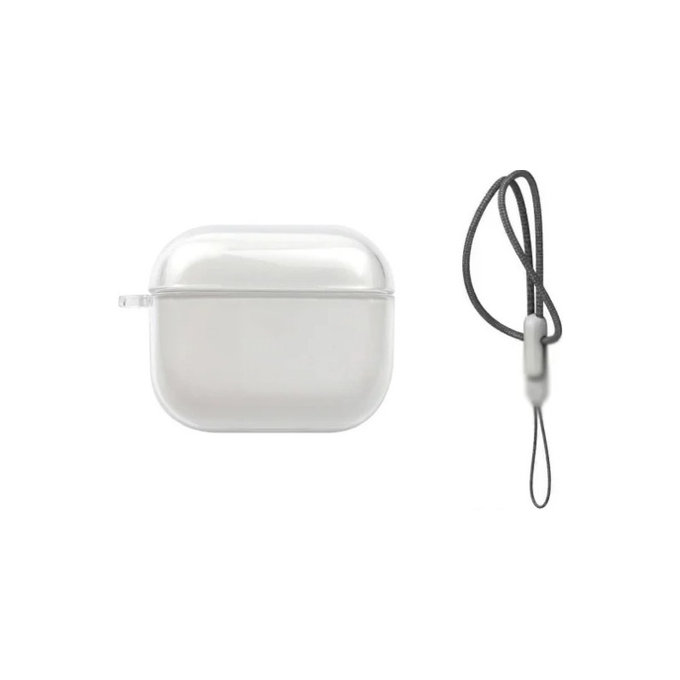 Θήκη Σιλικόνης για AirPods 4, Διαφανές, Transparent