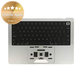 Άνω πλαίσιο πληκτρολογίου για MacBook Pro 14", A2442 (2021), A2779 (2023), με πληκτρολόγιο US και μπαταρία, Silver, 661-32211, Genuine Apple