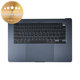 Άνω πλαίσιο πληκτρολογίου για MacBook Air 15", A3114 (2024), με πληκτρολόγιο US και μπαταρία, Midnight, 661-40269, Genuine Apple
