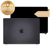 Οθόνη LCD για MacBook Pro 16" A3403 (2024), με μπροστινό γυαλί και κάλυμμα, Nano-Texture, Space Black, 661-42326, Genuine Apple