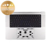 Άνω πλαίσιο πληκτρολογίου για MacBook Pro 16", A3403 (2024), με πληκτρολόγιο US και μπαταρία, Silver, 661-42824, Genuine Apple