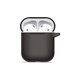 Θήκη Σιλικόνης για AirPods 1 και 2, Διαφανές, Μαύρο, Black
