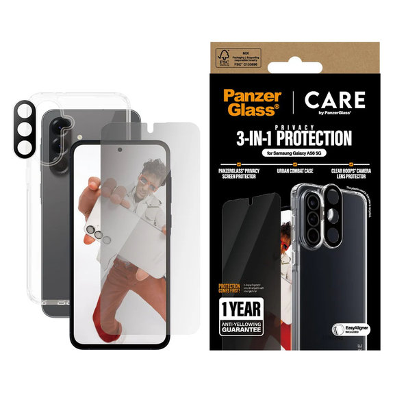 Bundle 3 σε 1 Privacy για Samsung Galaxy A56 5G, PanzerGlass
