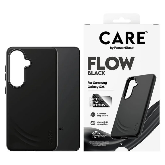 Θήκη FLOW με QI για Samsung Galaxy S26, Μαύρο, PanzerGlass