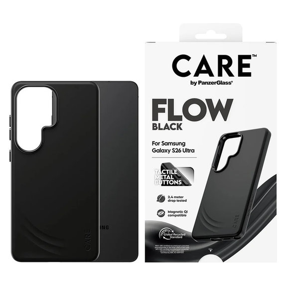 Θήκη FLOW με QI για Samsung Galaxy S26 Ultra, Μαύρο, PanzerGlass