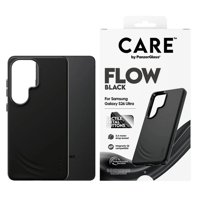 Θήκη FLOW με QI για Samsung Galaxy S26 Ultra, Μαύρο, PanzerGlass