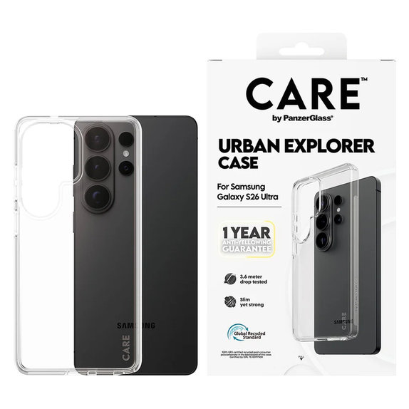 Θήκη Urban Explorer για Samsung Galaxy S26 Ultra, Transaparentná, PanzerGlass