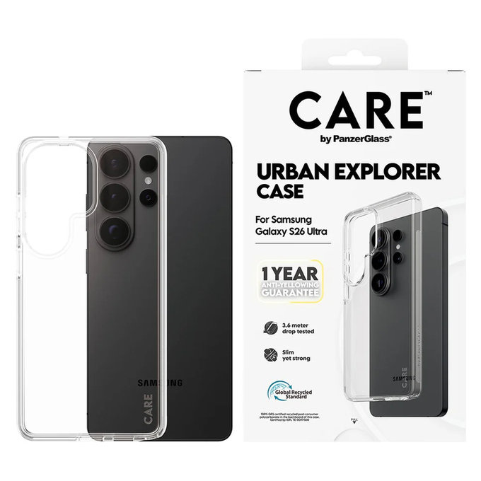 Θήκη Urban Explorer για Samsung Galaxy S26 Ultra, Transaparentná, PanzerGlass