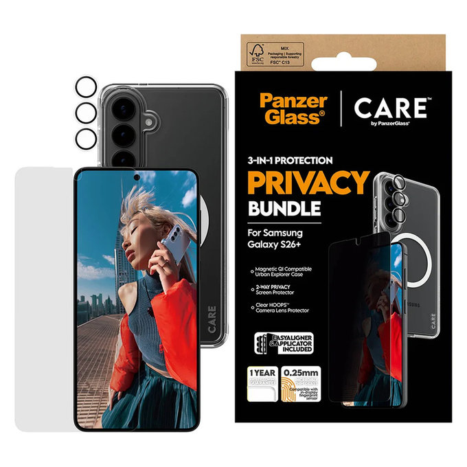 Bundle Privacy 3 σε 1 για Samsung Galaxy S26+, PanzerGlass