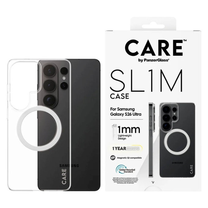 Puzdro SL1M Θήκη SL1M για Samsung Galaxy S26 Ultra, Transparent, PanzerGlass