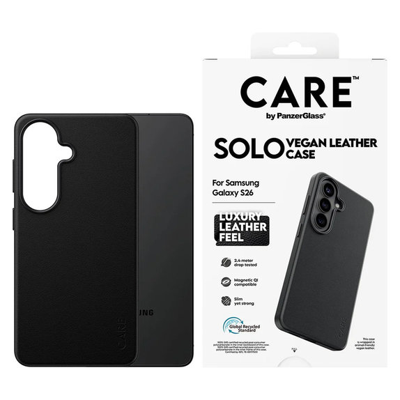 Θήκη Solo για Samsung Galaxy S26, Μαύρο, PanzerGlass
