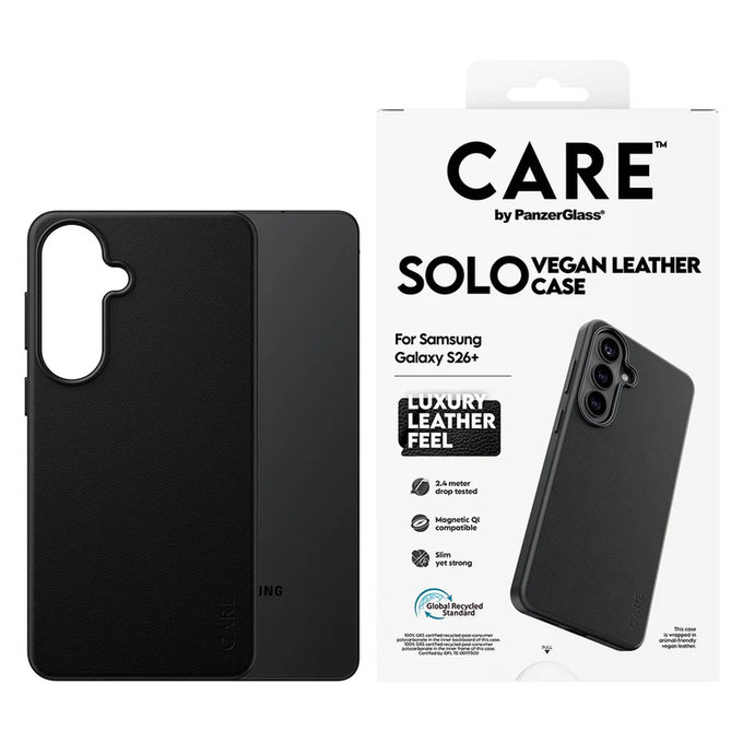 Θήκη Solo για Samsung Galaxy S26+, Μαύρο, PanzerGlass