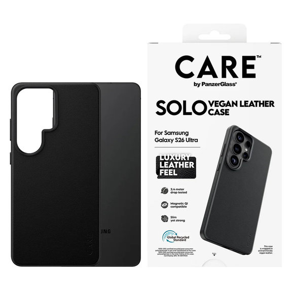 Θήκη Solo για Samsung Galaxy S26 Ultra, Μαύρο, PanzerGlass