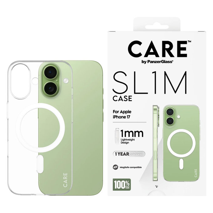 Θήκη SL1M για iPhone 17, Διάφανο, PanzerGlass