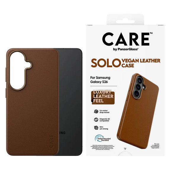 Θήκη Solo για Samsung Galaxy S26, Hnedé, PanzerGlass