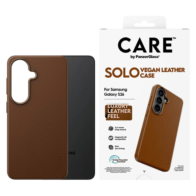 Θήκη Solo για Samsung Galaxy S26, Hnedé, PanzerGlass