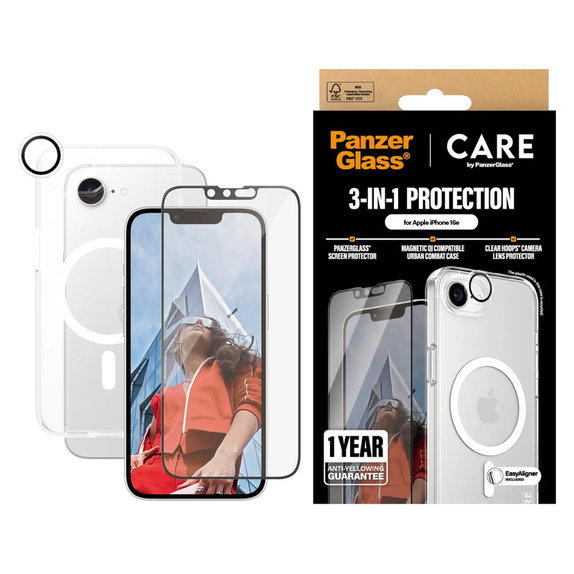 Bundle 3 σε 1 για iPhone 17e/16e, PanzerGlass
