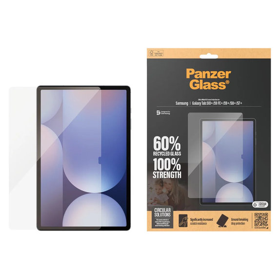 Σκληρυμένο γυαλί UWF για Samsung Galaxy Tab S7+/S8+/S9+/S9 FE+/S10+, Διάφανο, PanzerGlass