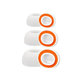 Ανταλλακτικά Σιλικόνης Ακροφύσια για AirPods 3 Pro, Memory Foam, Σετ (L, M, S), Λευκό, White