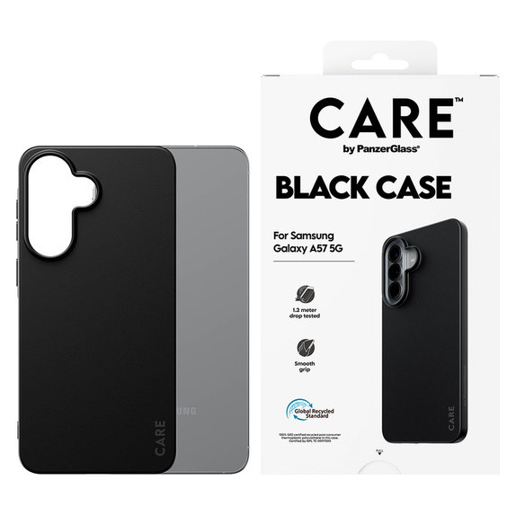 Θήκη TPU για Samsung Galaxy A57, Μαύρο, PanzerGlass