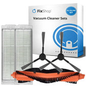 Σετ ανταλλακτικών για Xiaomi Viomi V2, V2 Pro, V3, SE, Mi Robot Vacuum Mop Pro (P), 2S (1x Κύρια βούρτσα, 2x Φίλτρο, 2x Πλαϊνή Βούρτσα)