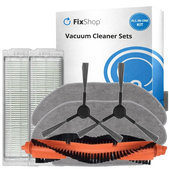 Σετ ανταλλακτικών για Xiaomi Viomi V2, V2 Pro, V3, SE, Mi Robot Vacuum Mop Pro (P), 2S (1x Κύρια βούρτσα, 2x Φίλτρο, 2x Πλαϊνή Βούρτσα, 2x Πανί Σφουγγαρίστρας)