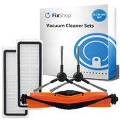 Σετ ανταλλακτικών για Xiaomi Robot Vacuum X20 Max, X20 Pro (1x Κύρια βούρτσα, 2x Φίλτρο, 2x Πλαϊνή Βούρτσα)