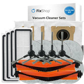 Σετ ανταλλακτικών για Xiaomi Robot Vacuum X20 Max, X20 Pro (2x Κύρια βούρτσα, 4x Φίλτρο, 4x Πλαϊνή Βούρτσα, 8x Πανί Σφουγγαρίστρας, 4x Σακούλα σκόνης)