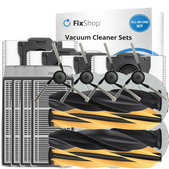 Σετ ανταλλακτικών για Dreame X50 Ultra, L50 Ultra, L40s Ultra, L40s Pro Ultra, X50 Master, Mova V50 (2 ζεύγη κύριων βουρτσών, 4x Φίλτρο, 4x Πλαϊνή Βούρτσα, 8x Πανί Σφουγγαρίστρας, 4x Σακούλα σκόνης)