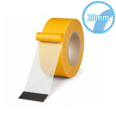Κολλητική ταινία διπλής όψης με πλέγμα, 20mm x 20m, διάφανη