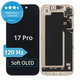 Οθόνη Soft OLED 120Hz για iPhone 17 Pro - Τζάμι αφής + Πλαίσιο, DIAGNOSTIC