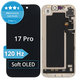 Οθόνη Soft OLED 120Hz για iPhone 17 Pro, Αφής με πλαίσιο, DIAGNOSTIC
