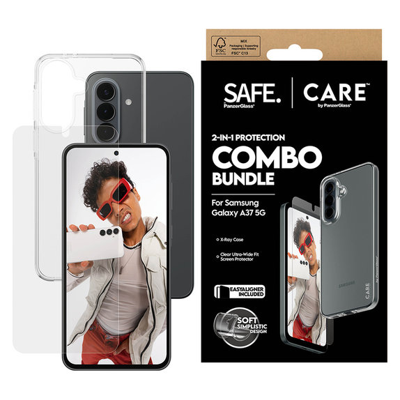 Bundle 2 σε 1 για Samsung Galaxy A37, PanzerGlass