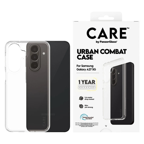 Θήκη Urban Combat για Samsung Galaxy A27, Διάφανο, PanzerGlass