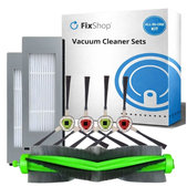 Σετ ανταλλακτικών για iRobot Roomba Combo 1138, Ecovacs Deebot Ozmo 930 (1x Κύρια βούρτσα, 2x Φίλτρα, 2 ζεύγη πλευρικών βουρτσών)