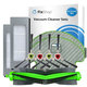 Σετ ανταλλακτικών για iRobot Roomba Combo 1138, Ecovacs Deebot Ozmo 930 (1x Κύρια βούρτσα, 2x Φίλτρα, 2 ζεύγη πλευρικών βουρτσών, 2x Πανιά σφουγγαρίσματος)