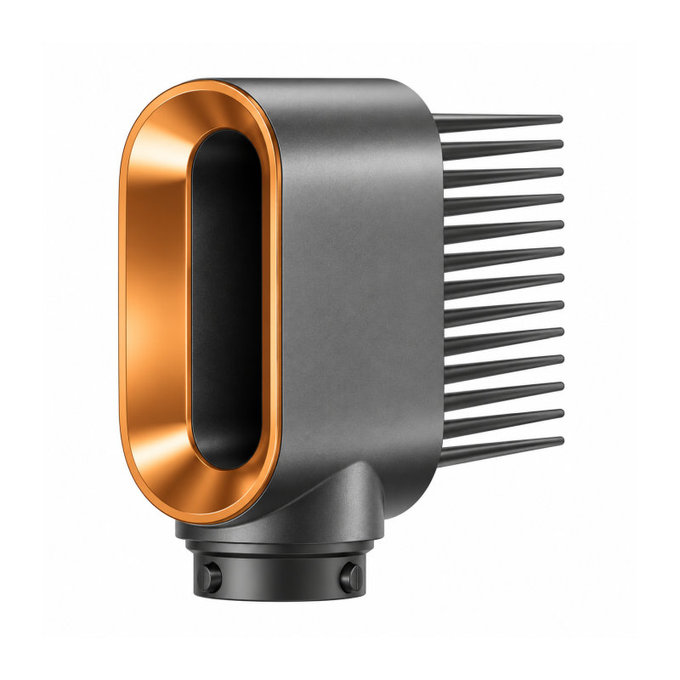 Χτένα με αραιά δόντια για Dyson Airwrap HS01, HS05, Nickel / Copper