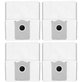 Σακούλα σκόνης, 4 τεμ. για Ecovacs Deebot T30c, T50-series, T80-series, X8-series, X9 Pro-series