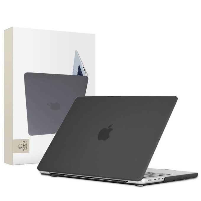 Θήκη Smartshell για MacBook Pro 16 M1-M5 / M5 Pro / M5 Pro Max 2021-2026, Matte Black, Tech-Protect