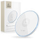 Ασύρματος φορτιστής QI15W-C1 15W, λευκή, Tech-Protect