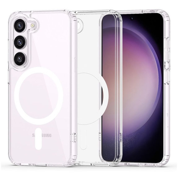 Θήκη FlexAir Hybrid MagSafe για Samsung S23, διάφανη, Tech-Protect