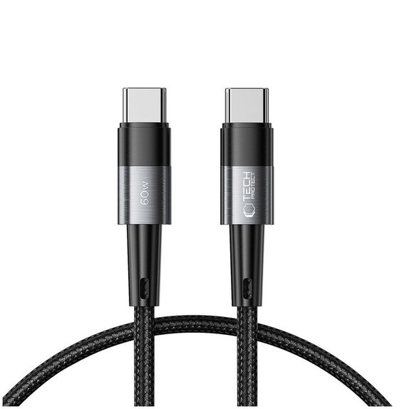 Καλώδιο Ultraboost USB-C Cable PD 60W / 3A 25CM, γκρι, Tech-Protect