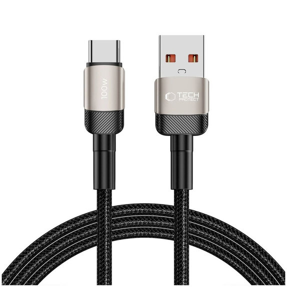Καλώδιο Ultraboost Evo USB-C Cable 100W/5A 200cm, Titanium, Tech-Protect