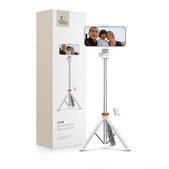 Selfie stick με τρίποδο L03S, λευκή, Tech-Protect