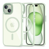 Θήκη MagMat MagSafe για iPhone 15, πράσινη/διάφανη, Tech-Protect