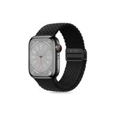 Λουράκι Nylonmag για Apple Watch 8 / 9 / 10 / 11 / SE / Ultra (44 / 45 / 46 / 49 mm), μαύρη, Tech-Protect