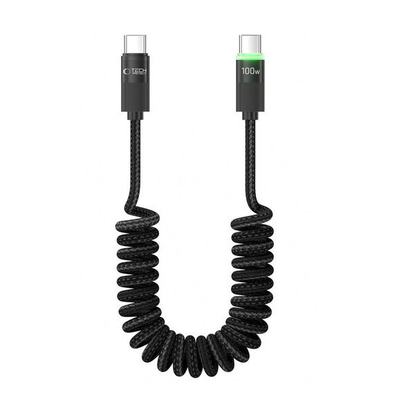 Καλώδιο UB20T Ultraboost USB-C Cable PD 100W / 5A 180CM, μαύρη, Tech-Protect